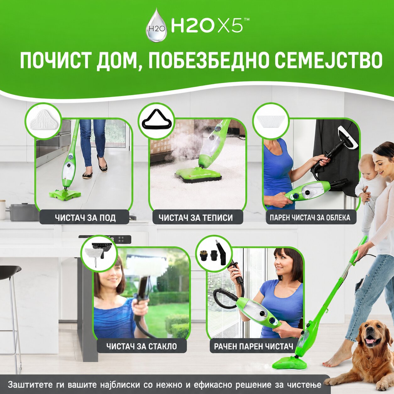 5 Мултифункционални примени на H2O X5